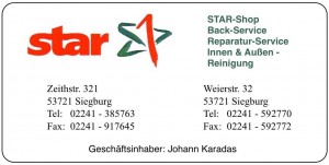 Star-Tankstellen Johann Karadas Layout